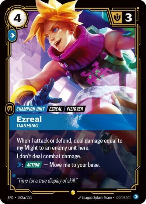 Ezreal - Dashing (Alternate Art) (82a)