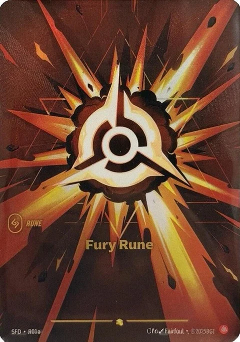 Fury Rune (Alternate Art) (R01a)