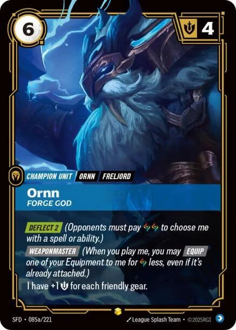 Ornn - Forge God (Alternate Art) (85a)