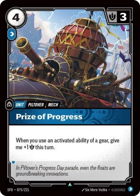Prize Of Progress (75)