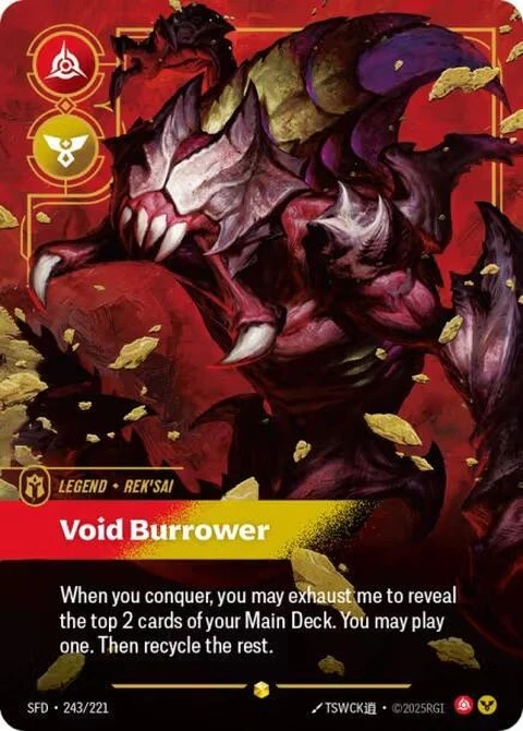 Rek'sai - Void Burrower (Overnumbered) (243)