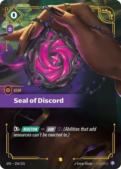 Seal Of Discord (Overnumbered) (234)