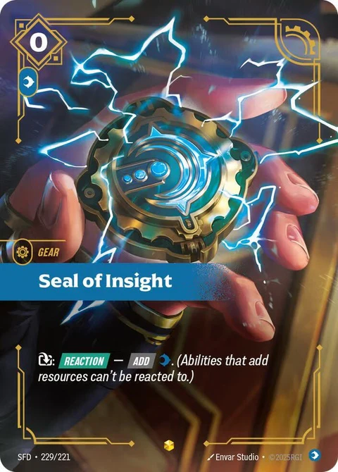 Seal Of Insight (Overnumbered) (229)