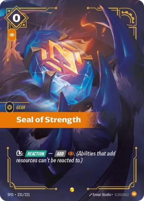 Seal Of Strength (Overnumbered) (231)