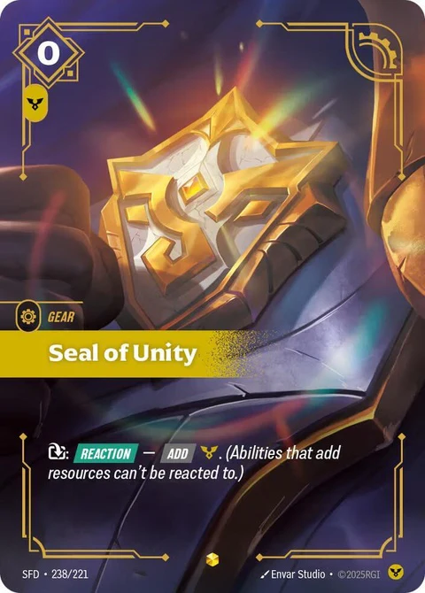 Seal Of Unity (Overnumbered) (238)