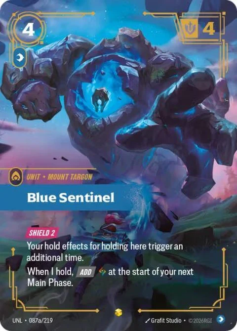 Blue Sentinel (Alternate Art) (87a)