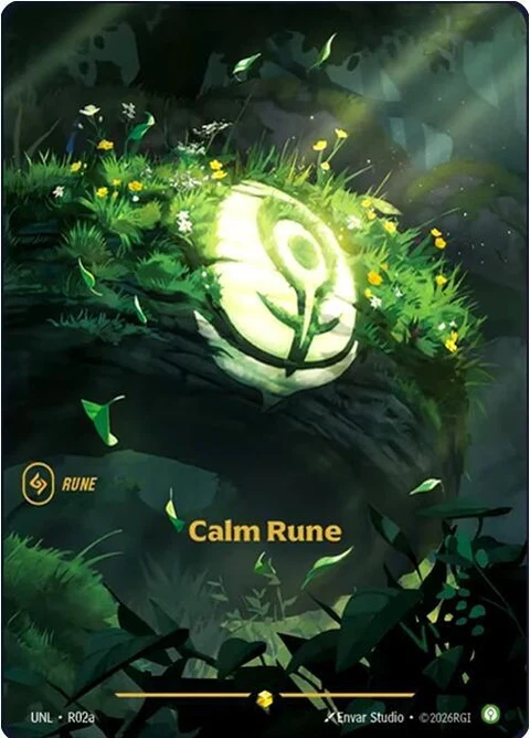 Calm Rune (Alternate Art) (R02a)