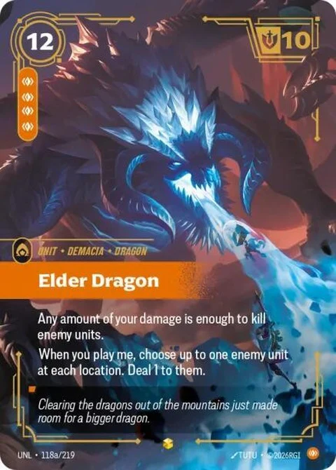 Elder Dragon (Alternate Art) (118a)