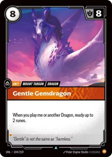 Gentle Gemdragon (104)