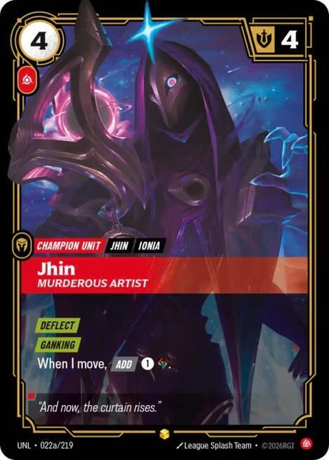 Jhin - Murderous Artist (Alternate Art) (22a)