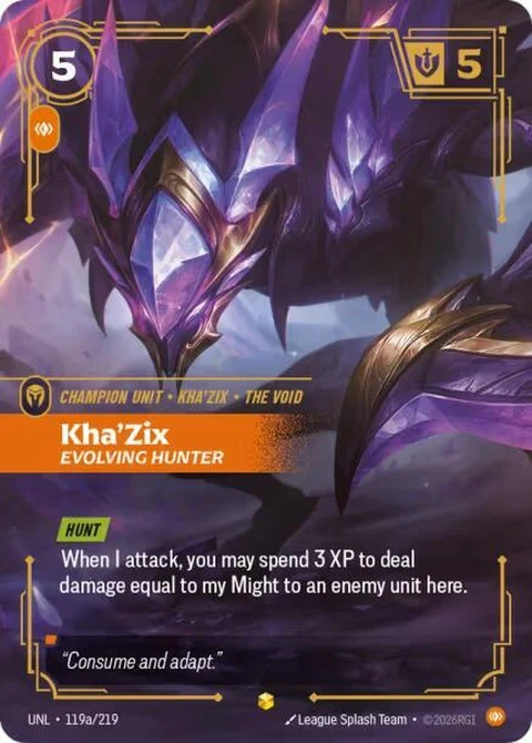 Kha'Zix - Evolving Hunter (Alternate Art) (119a)