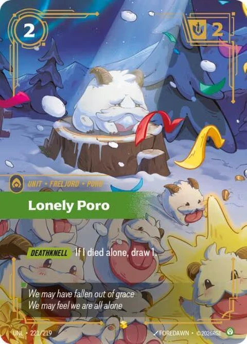 Lonely Poro (Overnumbered) (221)