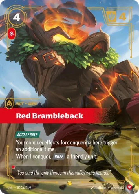 Red Brambleback (Alternate Art) (29a)