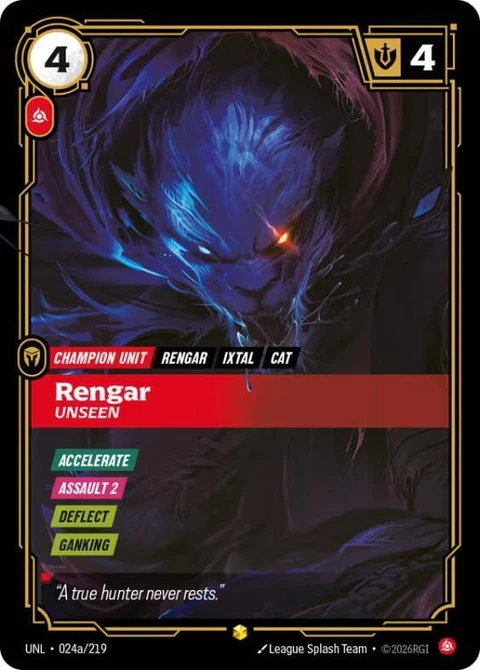 Rengar - Unseen (Alternate Art) (24a)