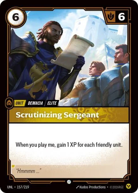 Scrutinizing Sergeant (157)