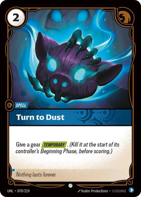 Turn To Dust (70)