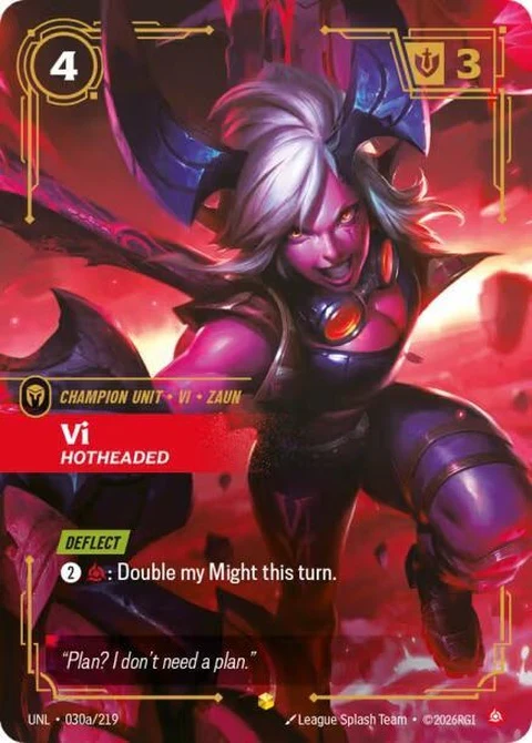 Vi - Hotheaded (Alternate Art) (30a)