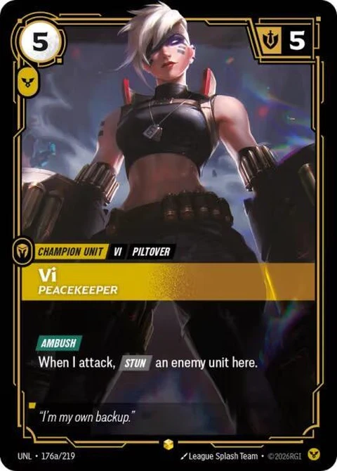 Vi - Peacekeeper (Alternate Art) (176a)