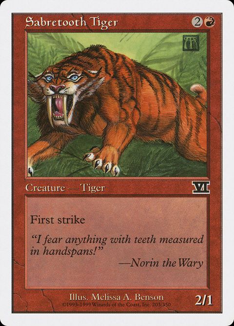 Sabretooth Tiger (203)
