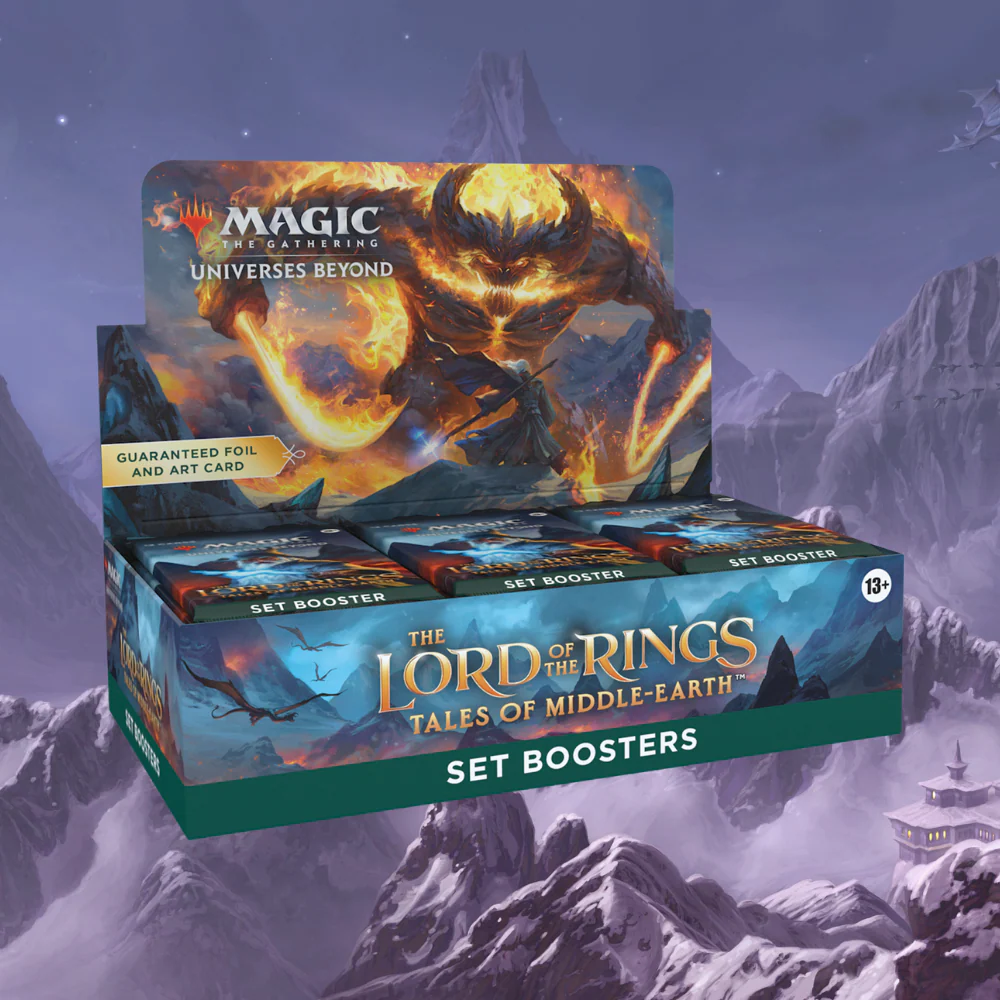 The Lord of the Rings: Tales of Middle-earth™ Set Booster Display