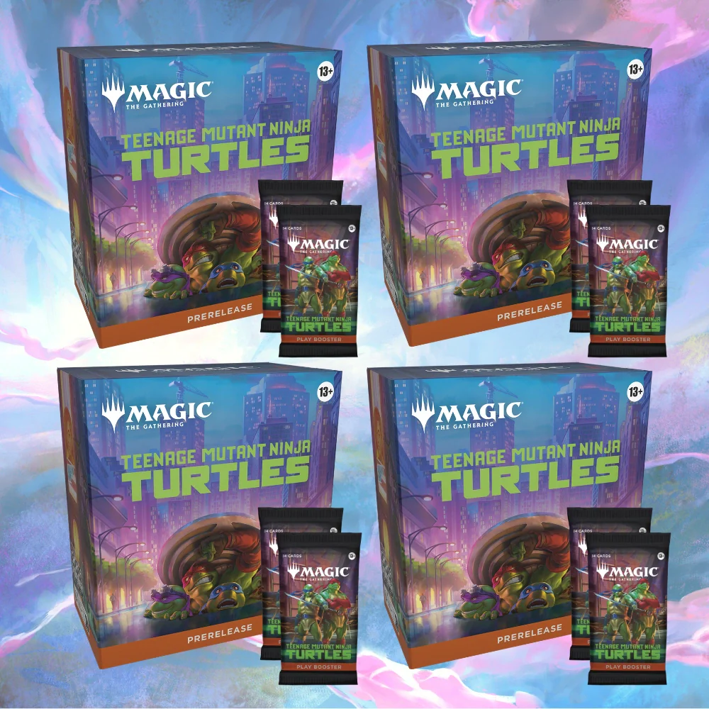 Teenage Mutant Ninja Turtles Party Pack Plus (4 Prerelease Packs & 8 Play Boosters)