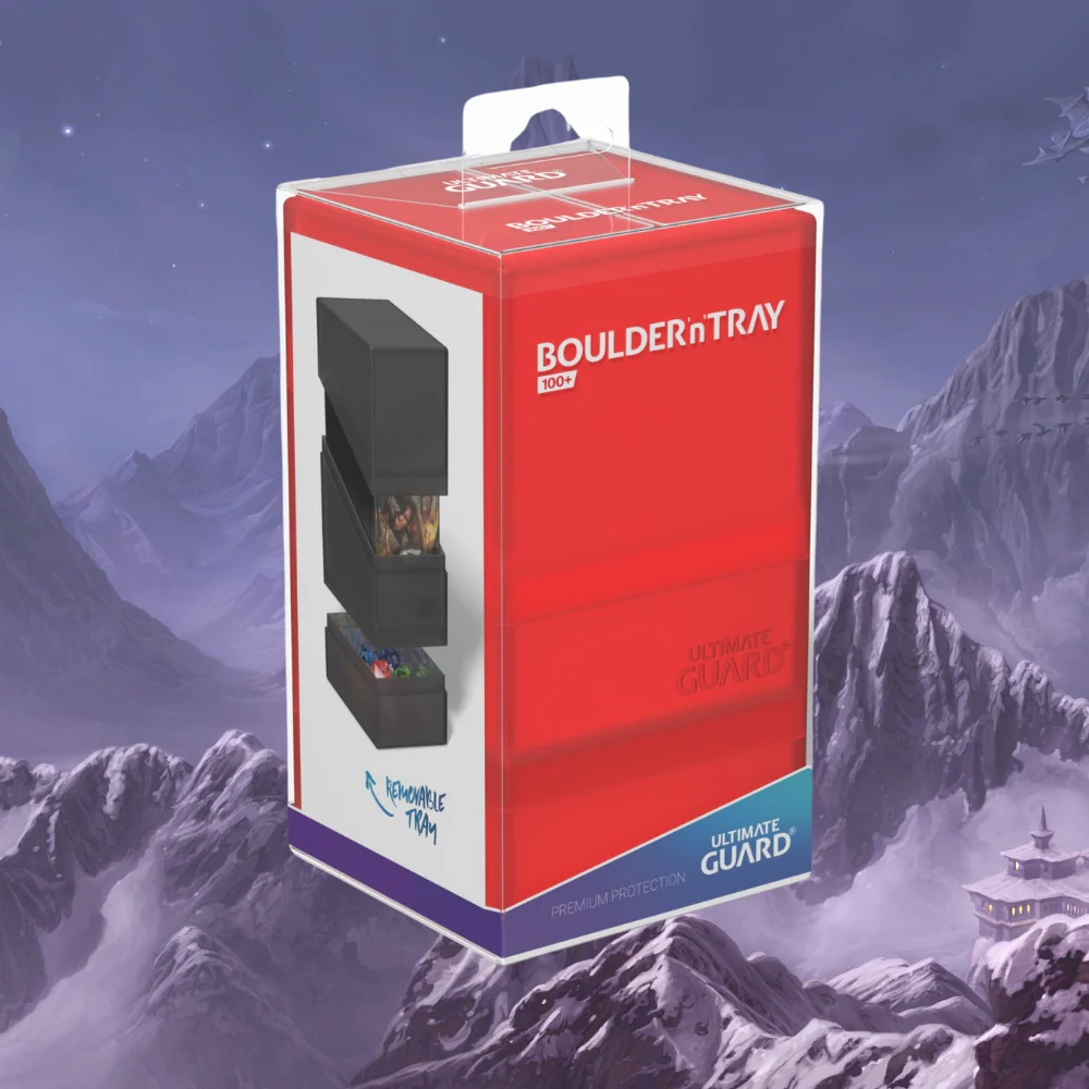 Ultimate Guard Boulder'n'Tray 100+ (Ruby)