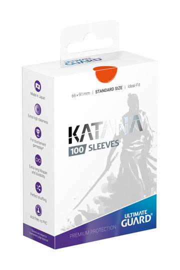 Ultimate Guard Katana Sleeves (Orange | Standard Size)